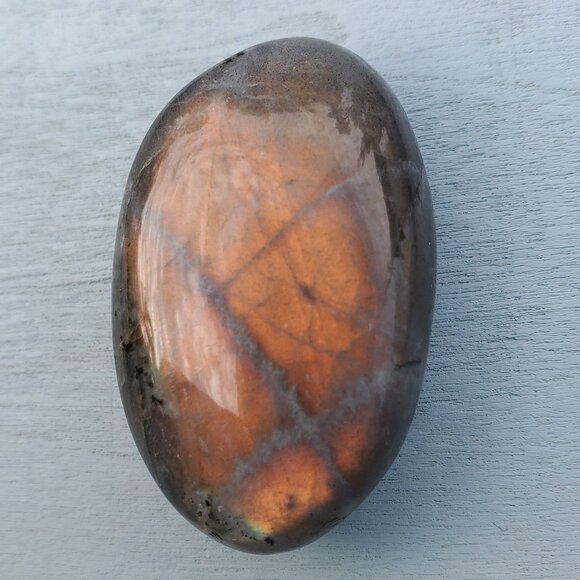 Labradorite Mini Palm Copper Flash (L105) - Picture 1 of 4